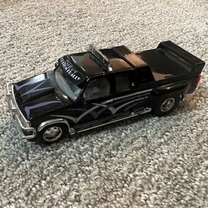 Chevy Custom Dually Truck Figure Toy Purple Black